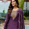 Passion Tree Malvika Vol 3 Embroidered Kurti With Bottom Dupatta Catalog
