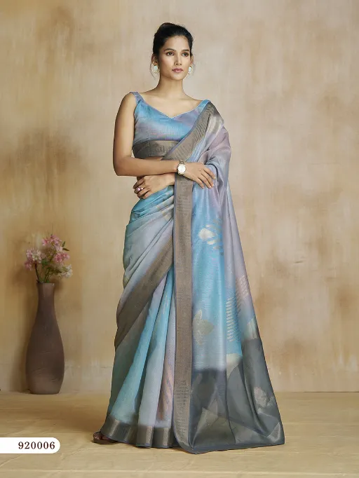 RajPath Fabrics Watermelon Silk Saree Collection