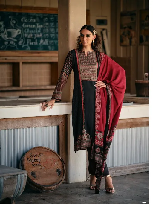 Sadhana Serene Wholesale Viscose Pashmina Print Work Salwar Suit