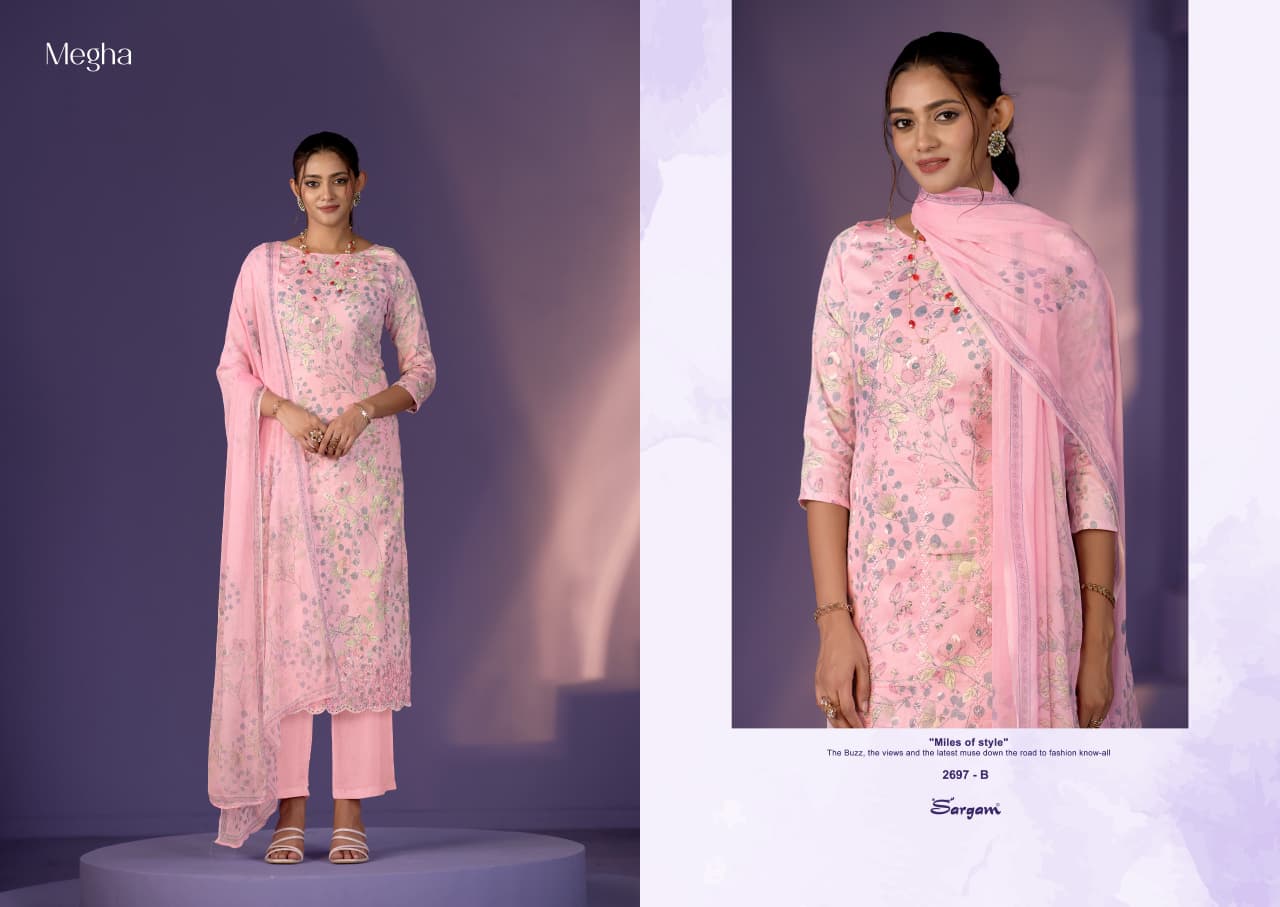 Sargam Megha Wholesale Premium Summer Salwar Suit Collection - Image 5