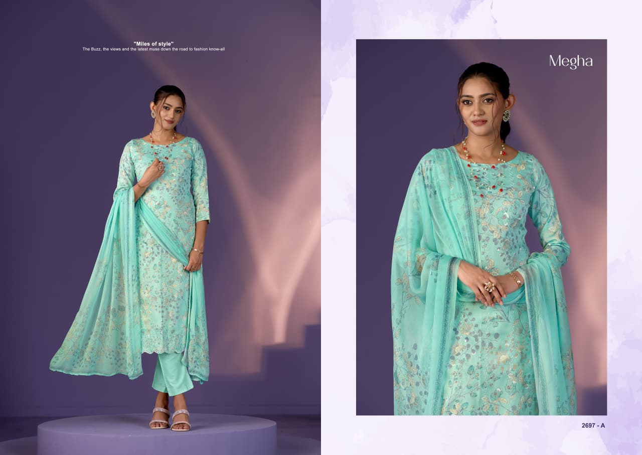 Sargam Megha Wholesale Premium Summer Salwar Suit Collection - Image 2