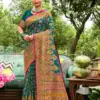 Saroj Sarvmangla Silk Saroski Vol 1 Wholesale Meena Designer Satin Saree