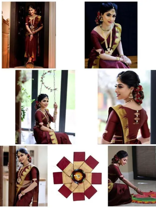 Soft Silk 3014 Lichi Silk Beautiful Jacquard Saree Collection - Image 2