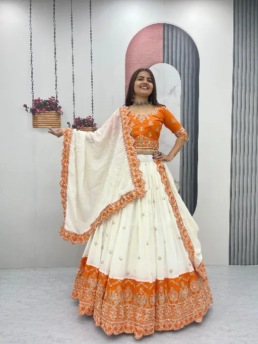 Tapi 290 Chinon Embroidery Lehenga Choli Collection