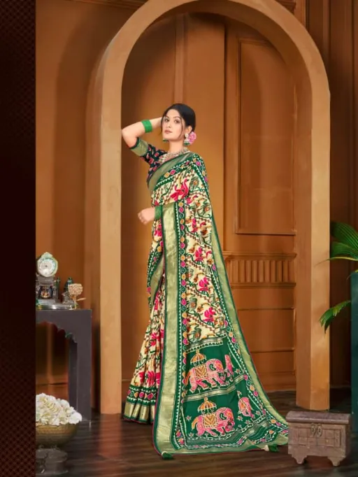 Vipul Amora Silk Plus 915E Wholesale Dola Silk Saree Collection