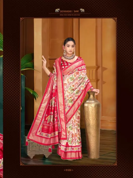 Vipul Amora Silk Plus 915E Wholesale Dola Silk Saree Collection - Image 6