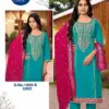 Vitara Urvi Gadhwal Wholesale Silk Embroidery Kurti With Bottom Dupatta Collection