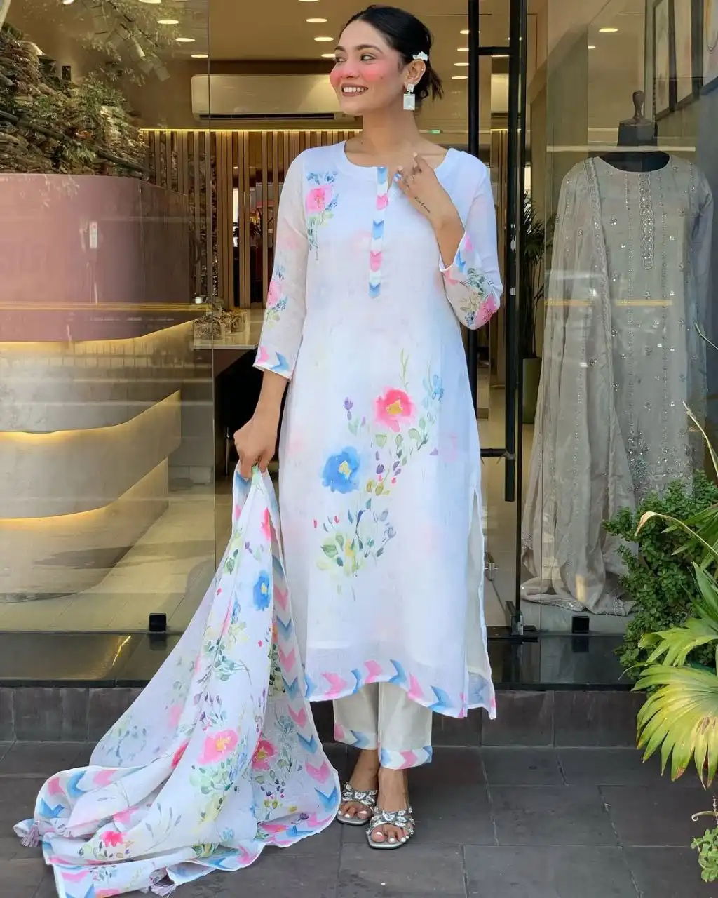 Yasu Vol 69 Wholesale Pure Lilan Kurti With Bottom Dupatta Catalog