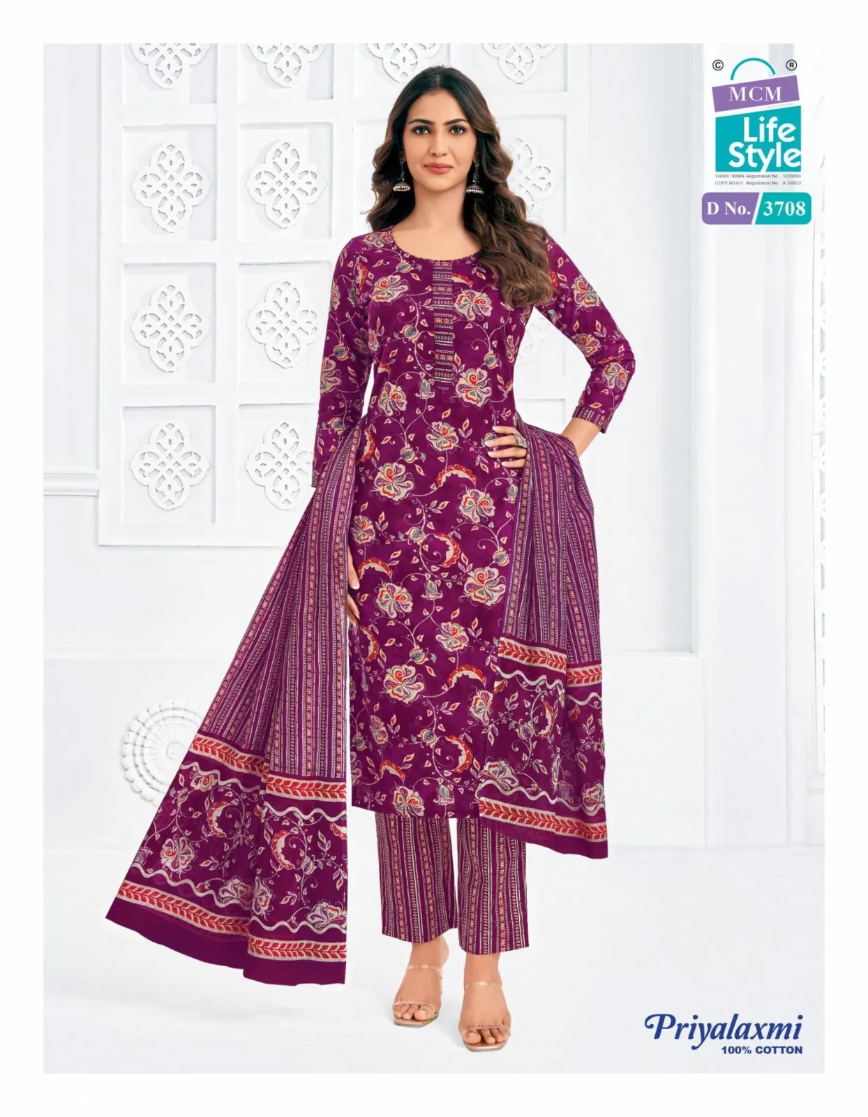 Mcm Priyalaxmi Vol 37 Cotton Printed Dress Material - Image 10