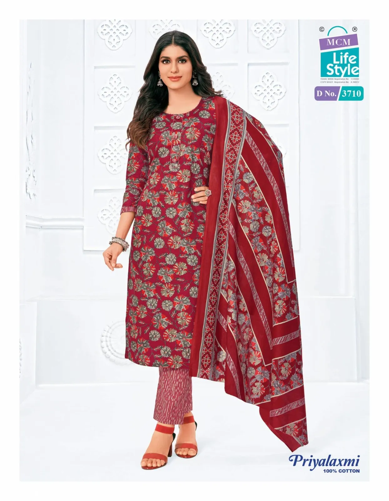 Mcm Priyalaxmi Vol 37 Cotton Printed Dress Material - Image 6