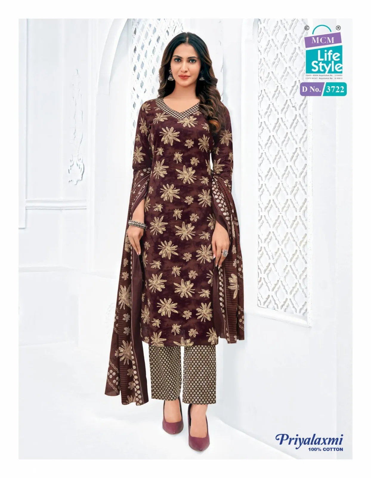 Mcm Priyalaxmi Vol 37 Cotton Printed Dress Material - Image 7