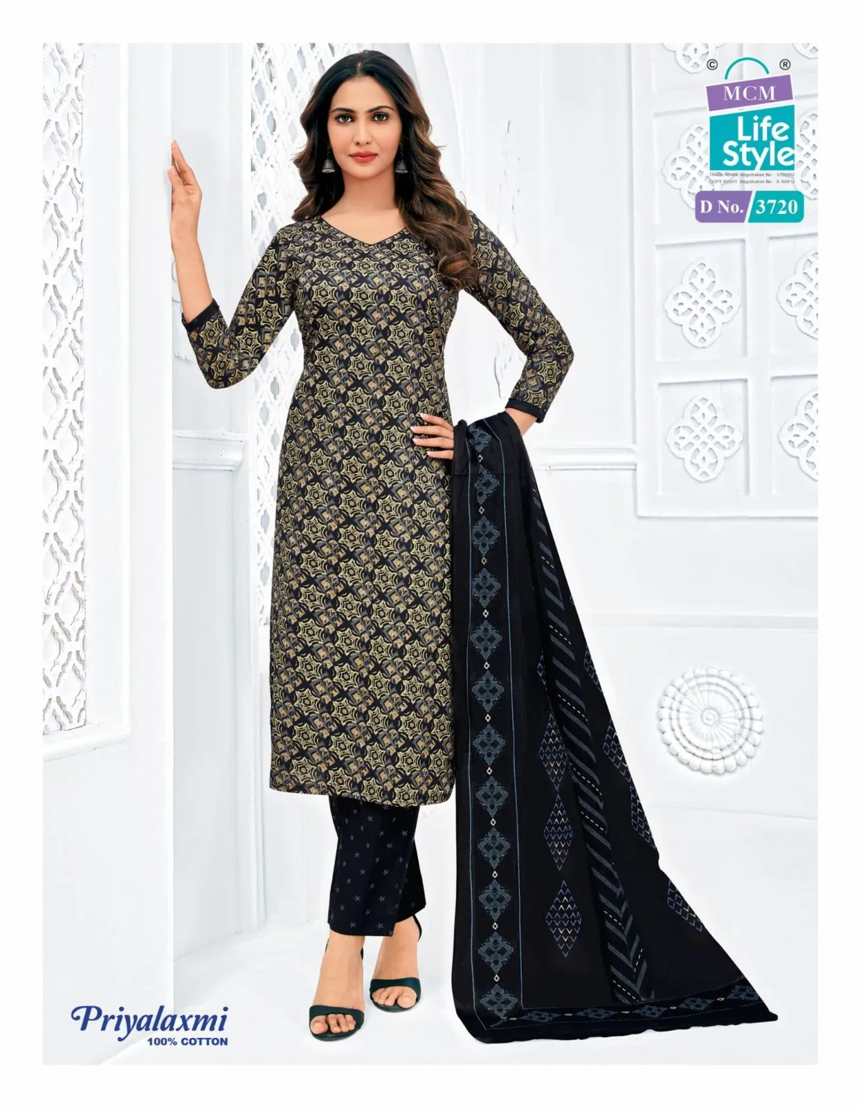 Mcm Priyalaxmi Vol 37 Cotton Printed Dress Material - Image 8