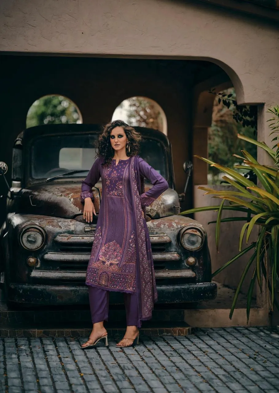 Sadhana Assis Viscose Pashmina Khatli Work Salwar Kameez - Image 7