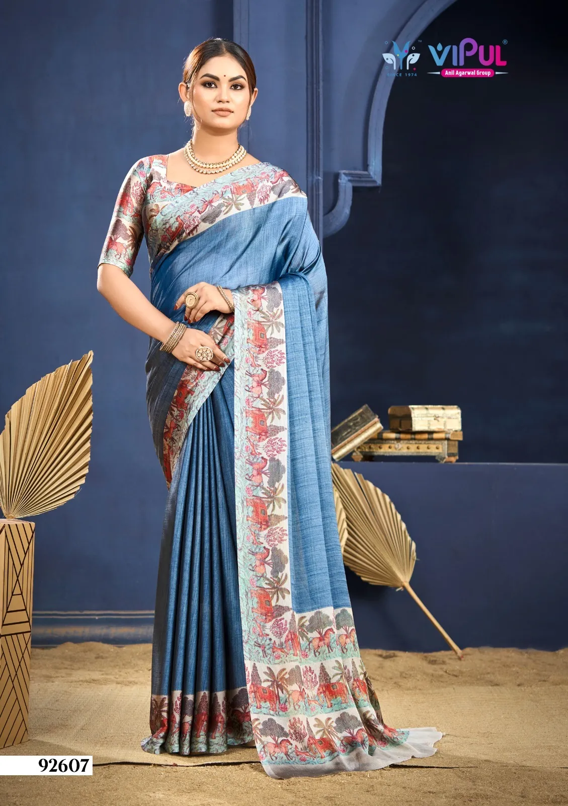 Vipul Juliet Chiffon Vol 21 Chiffon Printed Saree - Image 3