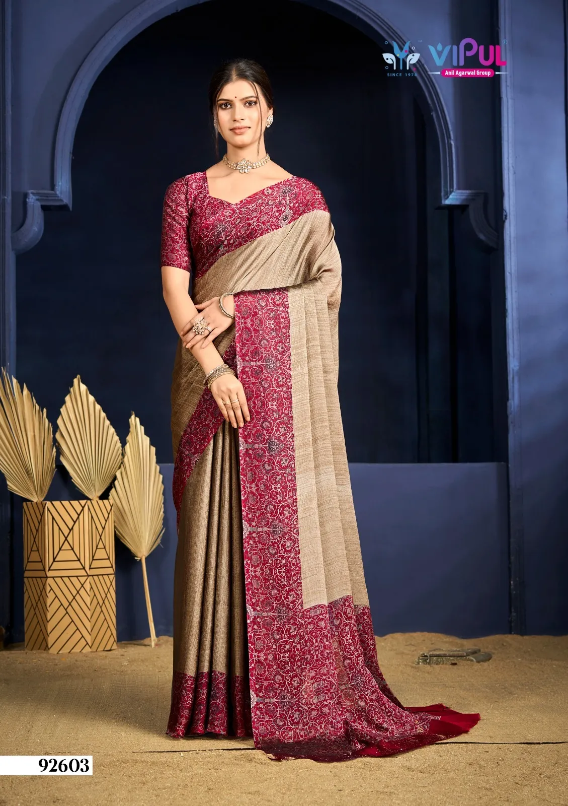 Vipul Juliet Chiffon Vol 21 Chiffon Printed Saree - Image 4