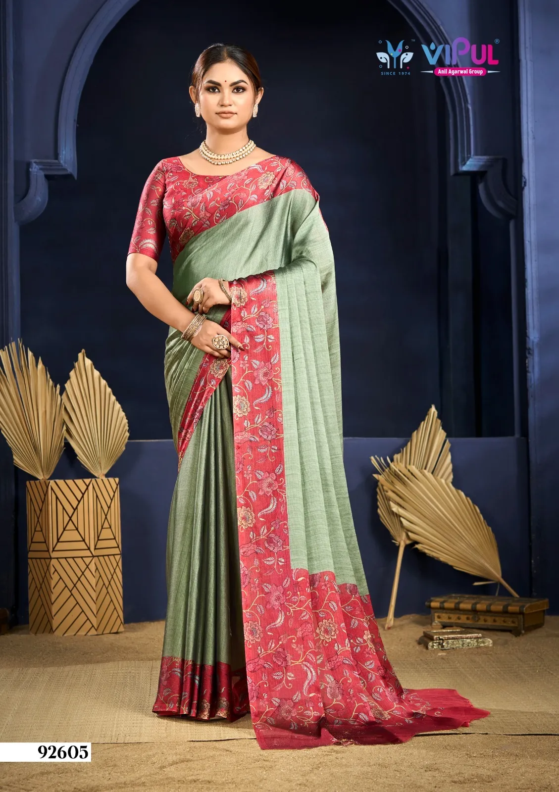 Vipul Juliet Chiffon Vol 21 Chiffon Printed Saree - Image 7