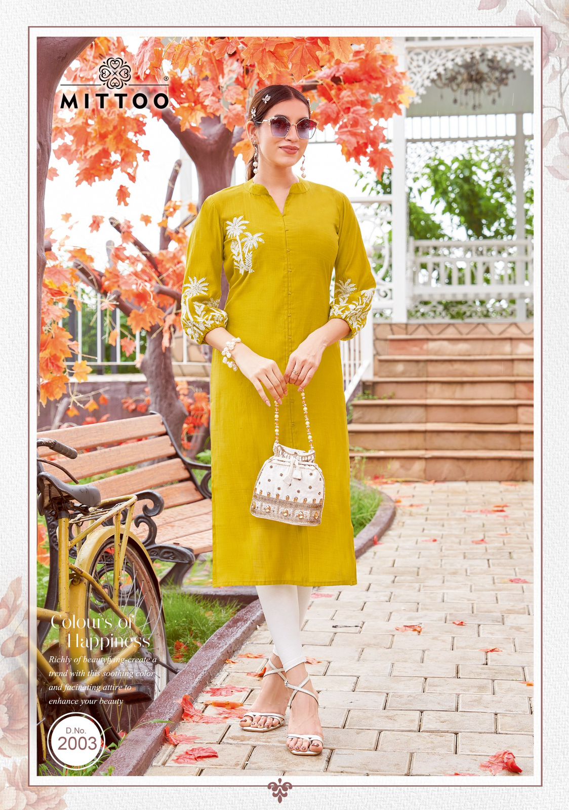 Mittoo Meher Rayon Thread Work Casual Wear Kurti