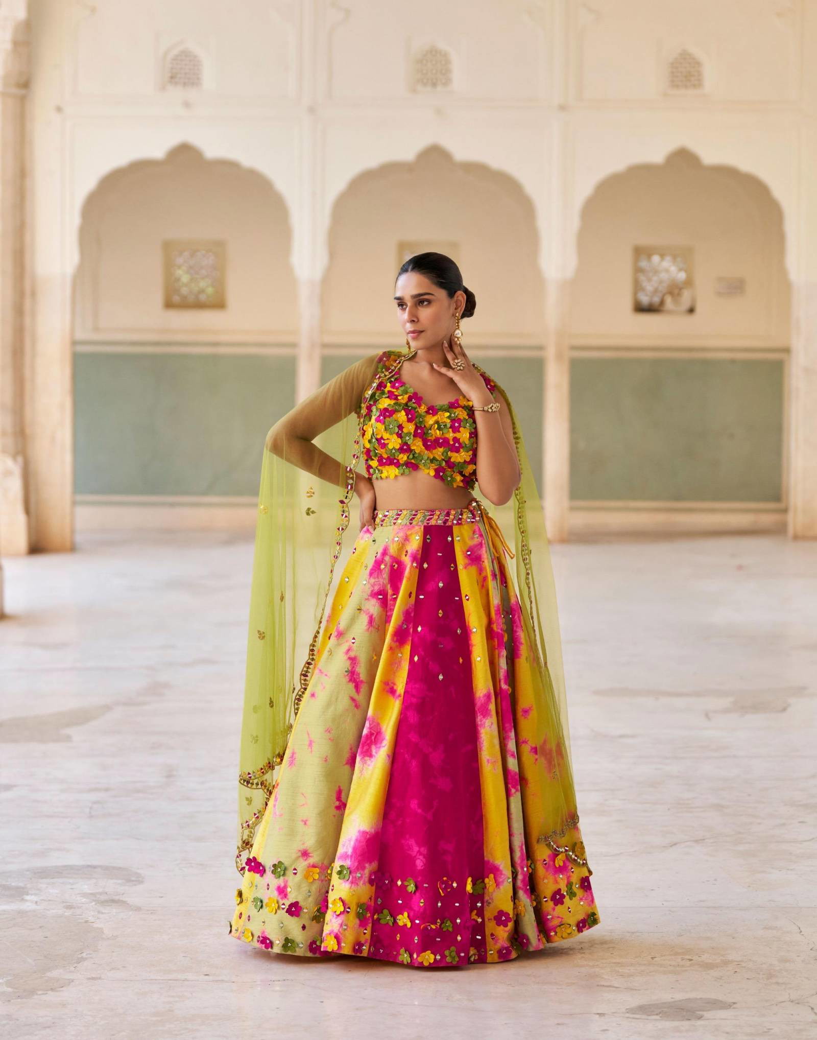 Sayuri Qayaamat Chinon Designer Stylist Lehenga Choli