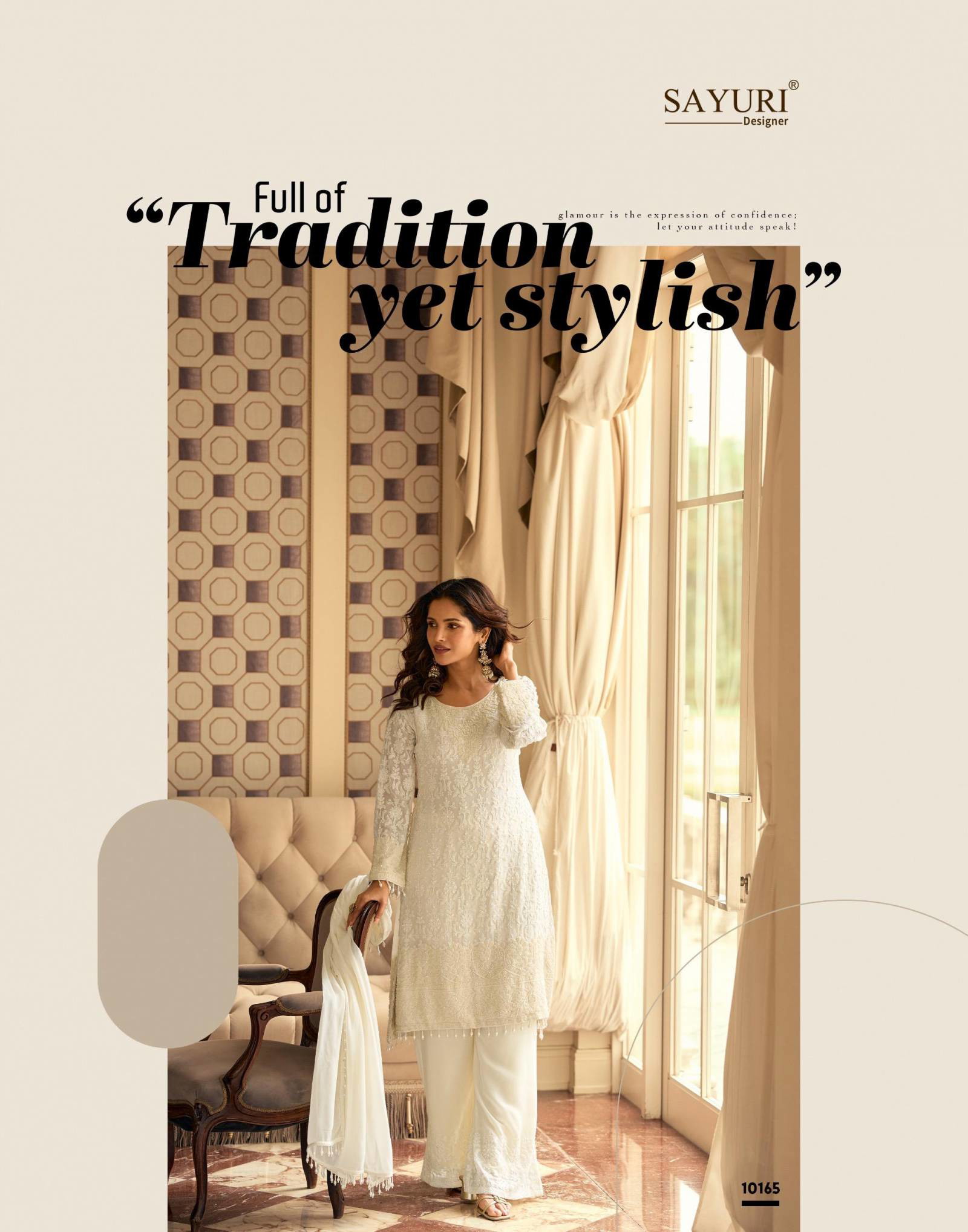 Sayuri Rishta Georgette Embroidered Work Top Plazzo And Dupatta - Image 3