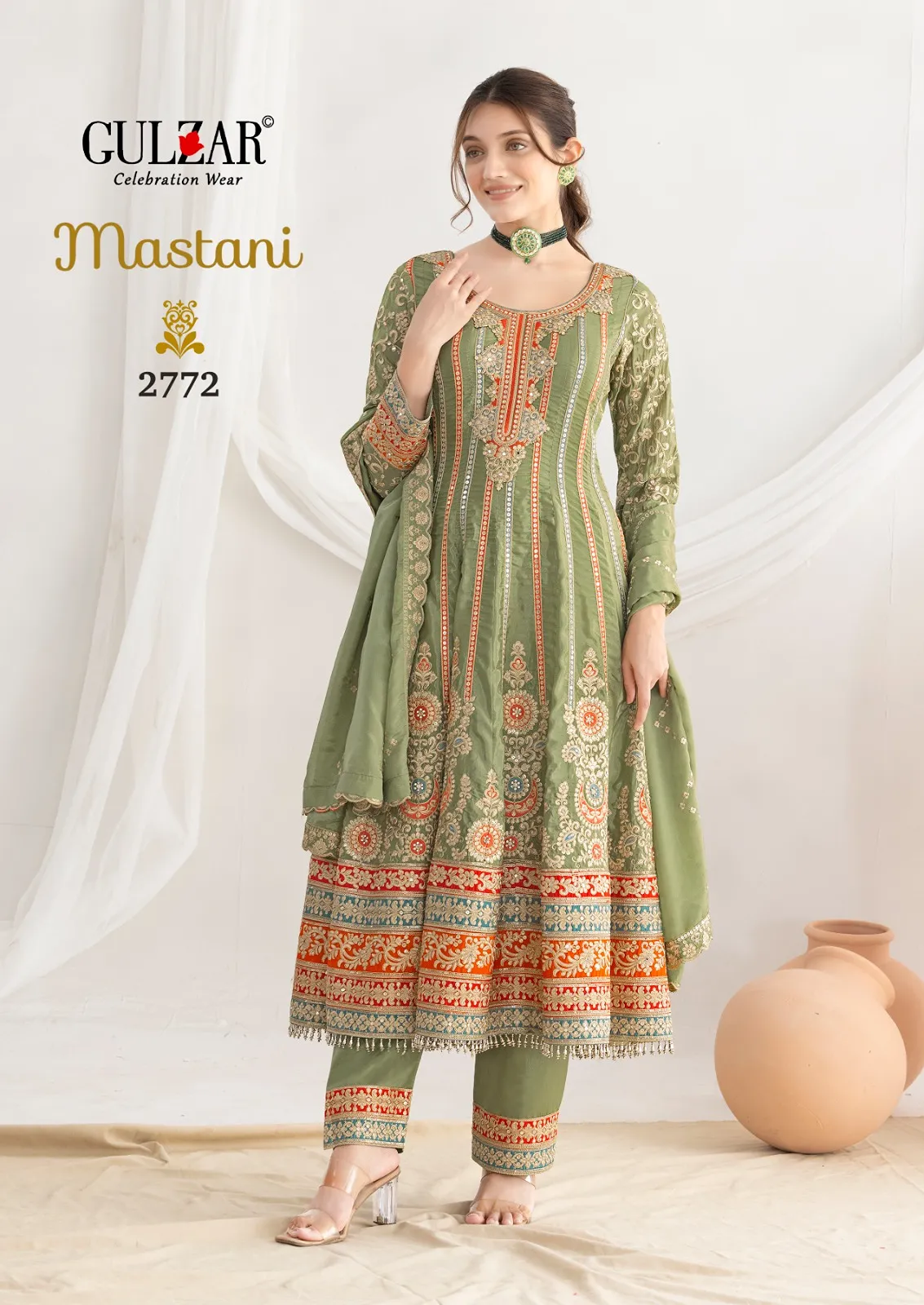 Mastani Gulzar Designer Anarkali Salwar Set