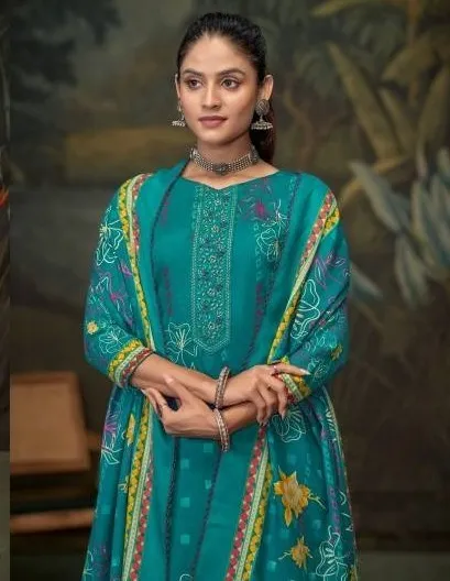 Radhika Sumyra Simar Pashmina Print Embroidery Salwar Suit