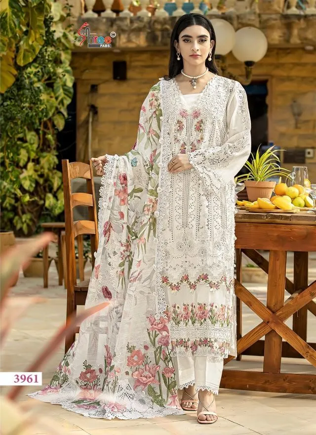 Shree Ombre Premium Super Hit Cotton Embroidery Pakistani Salwar Suits