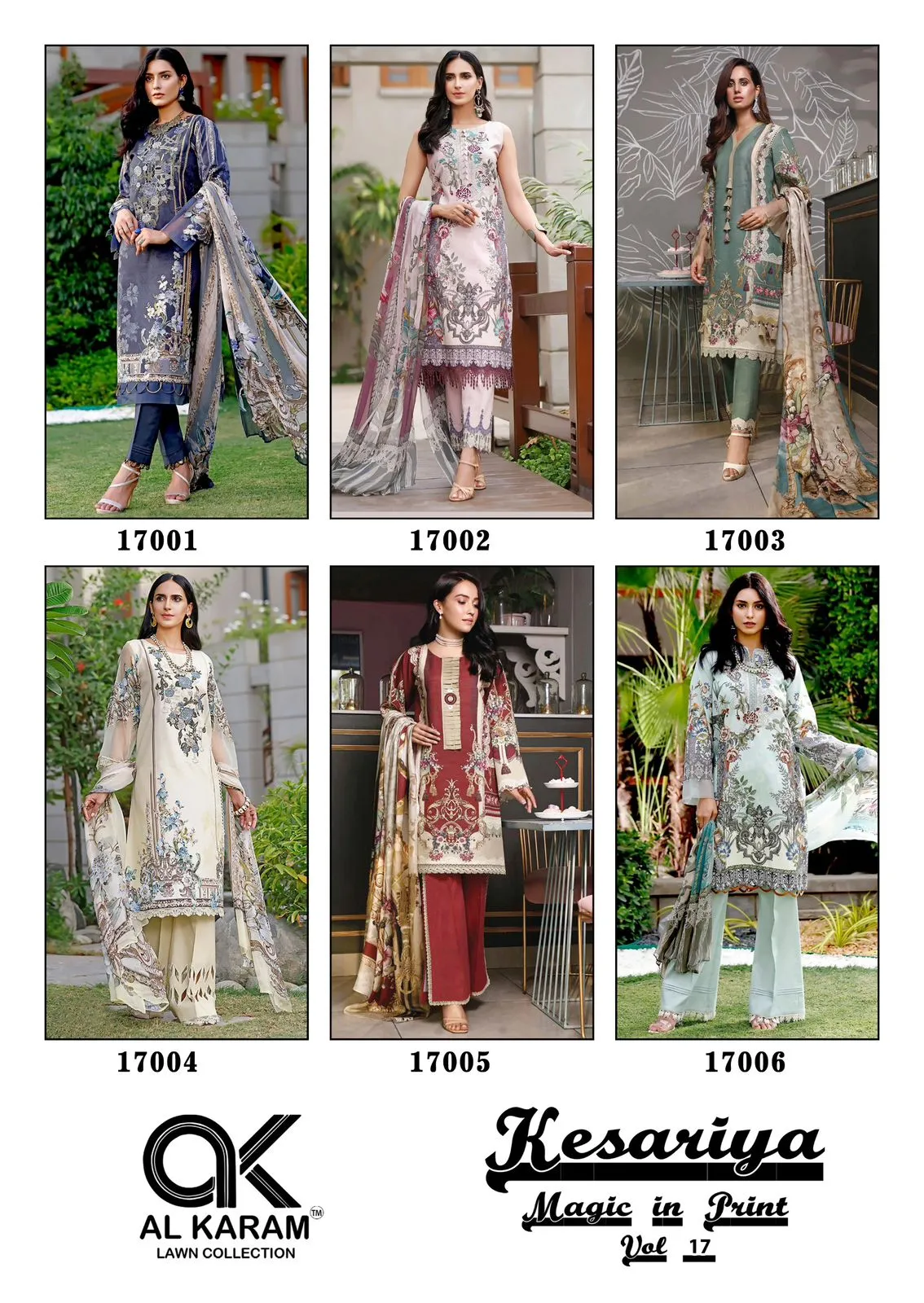 Al karam Kesariya Vol 17 Cambric Dress Material Collection - Image 7