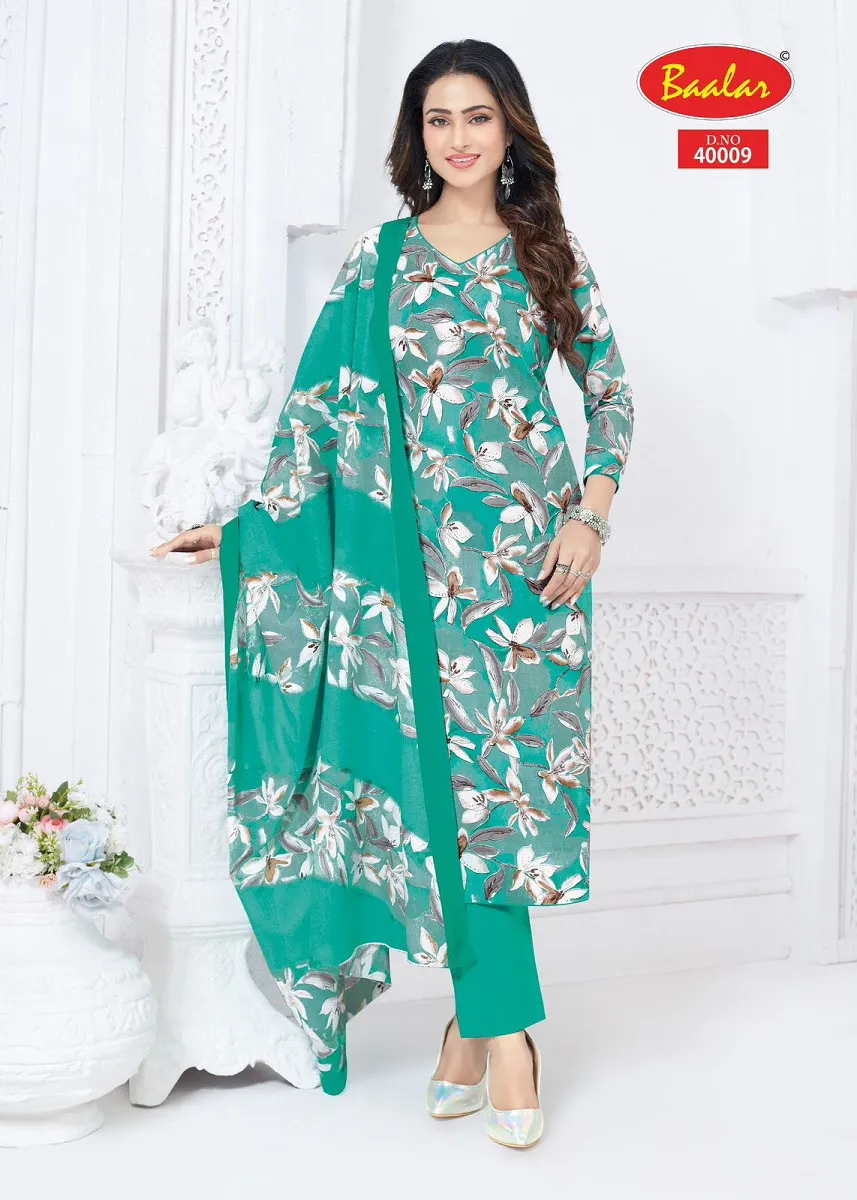 Baalar Kashmir Cotton Vol 4 Cotton Printed Dress Material Collection - Image 7
