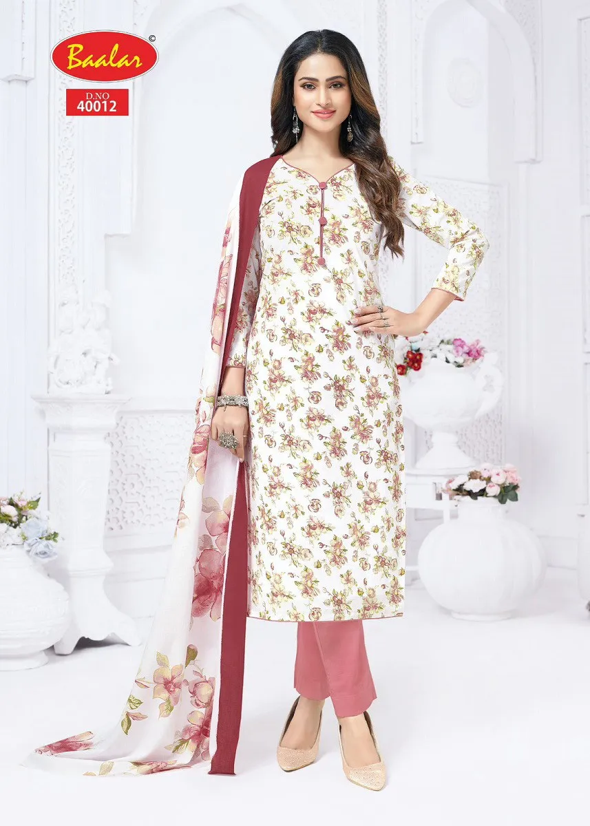 Baalar Kashmir Cotton Vol 4 Cotton Printed Dress Material Collection - Image 8