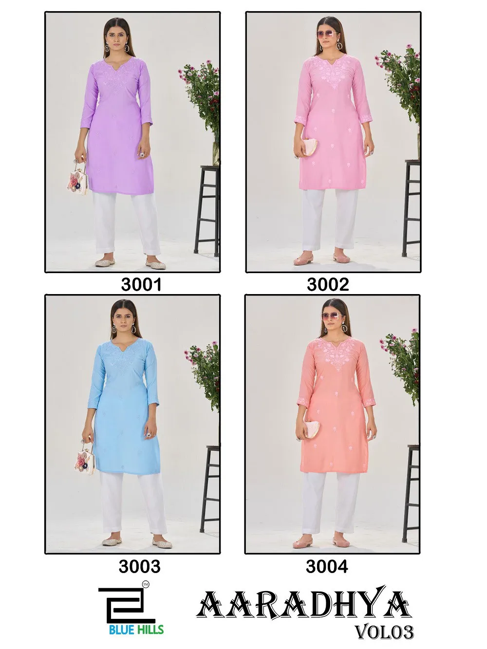 Blue Hills Aaradhya Vol 3 Casual Wear Rayon Kurti Collection - Image 3