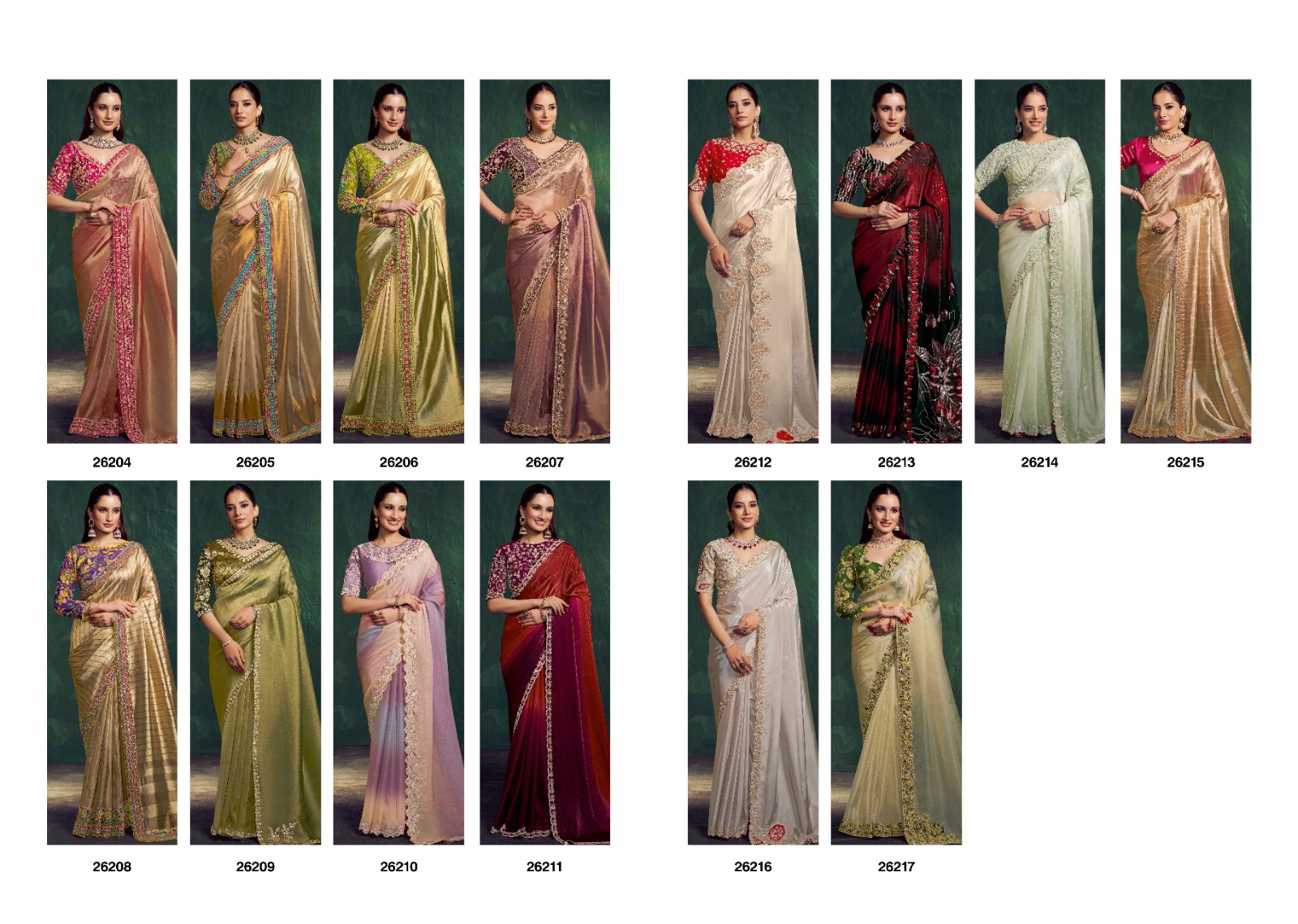 Mahotsav Mohmanthan 26200 Mohini Party Wear Designer Saree Collection - Image 14