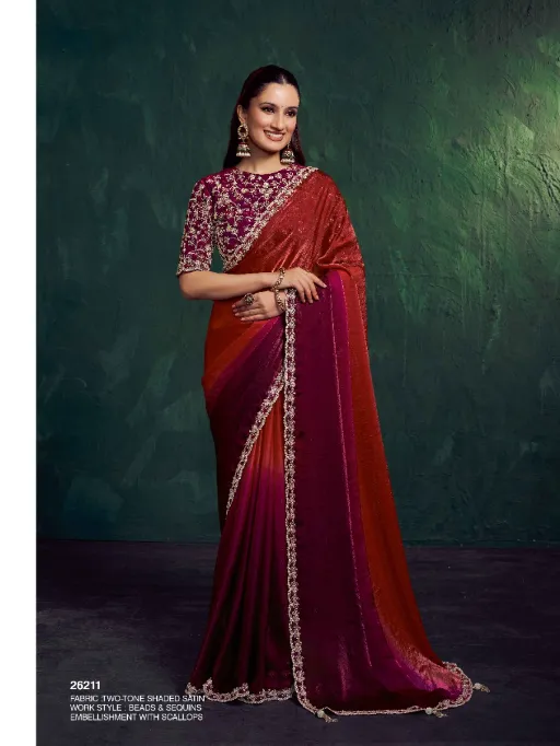 Mahotsav Mohmanthan 26200 Mohini Party Wear Designer Saree Collection - Image 5