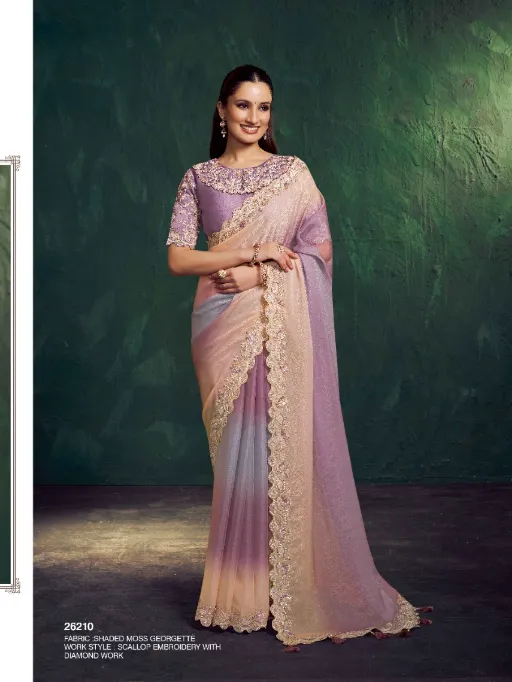 Mahotsav Mohmanthan 26200 Mohini Party Wear Designer Saree Collection - Image 4