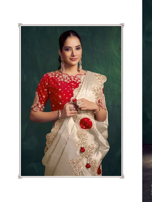 Mahotsav Mohmanthan 26200 Mohini Party Wear Designer Saree Collection - Image 3