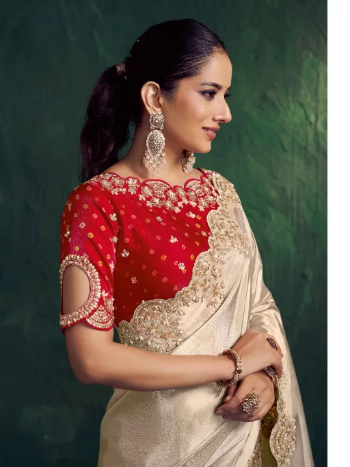 Mahotsav Mohmanthan 26200 Mohini Party Wear Designer Saree Collection - Image 2