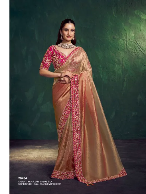 Mahotsav Mohmanthan 26200 Mohini Party Wear Designer Saree Collection - Image 12