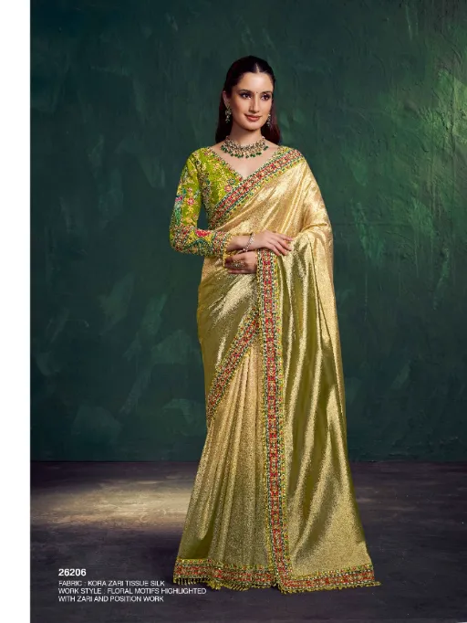 Mahotsav Mohmanthan 26200 Mohini Party Wear Designer Saree Collection - Image 9