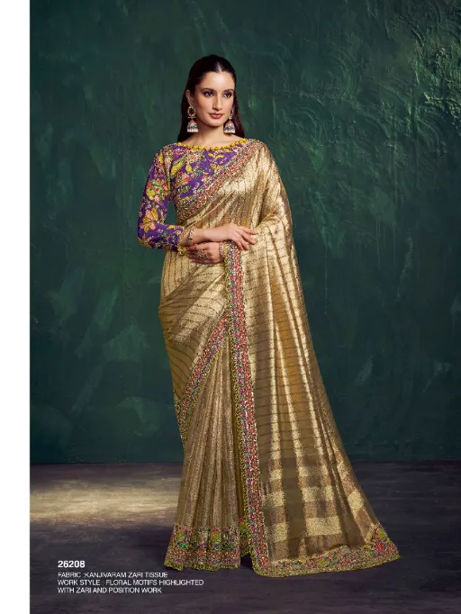 Mahotsav Mohmanthan 26200 Mohini Party Wear Designer Saree Collection - Image 7