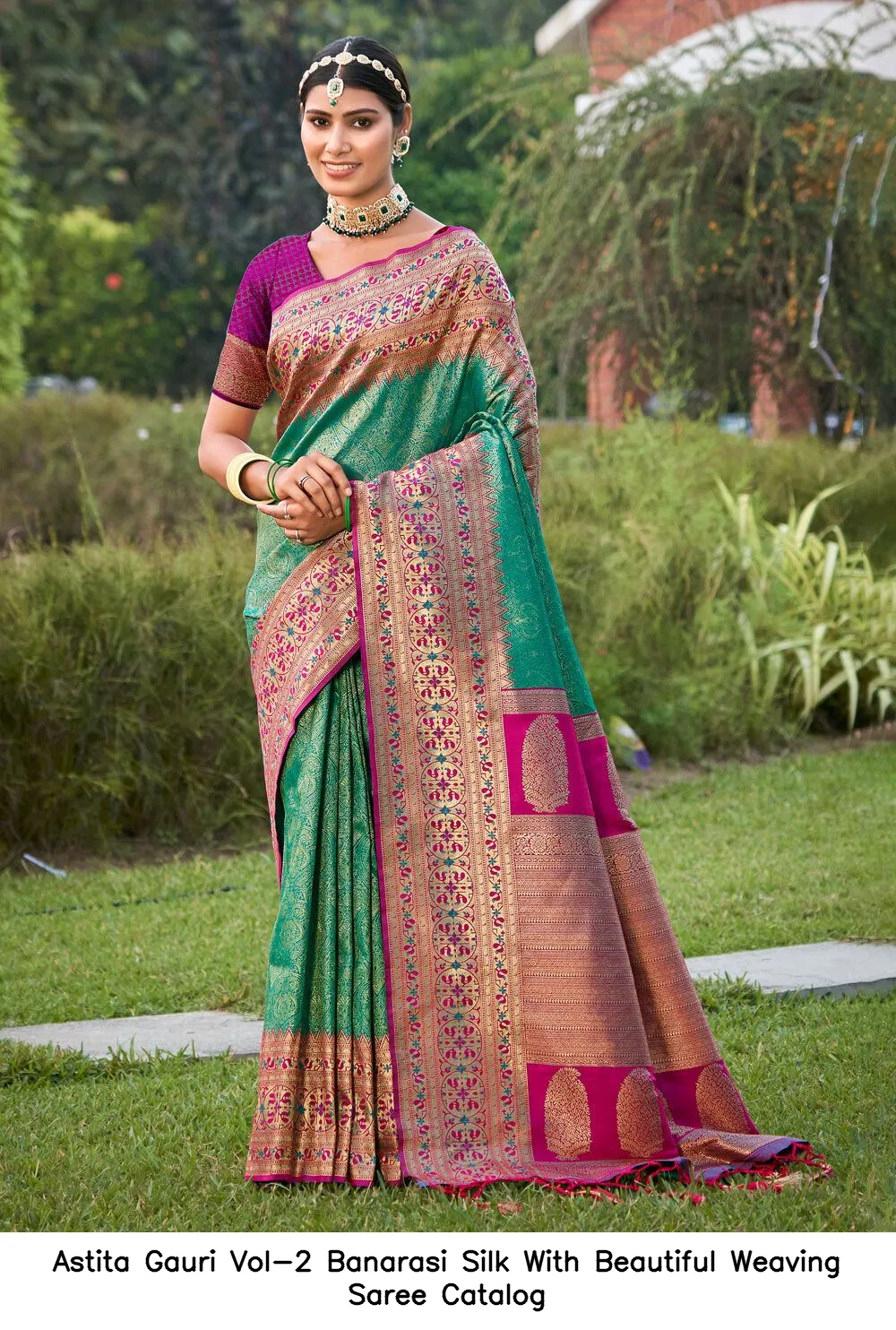 Astita Gauri Vol-2  Banarasi Silk With Beautiful Weaving  Saree Catalog