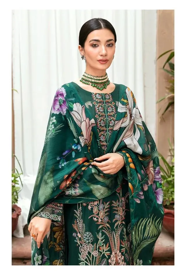 Deepsy Cheveron 11 Cotton With Embroidery Salwar Kameez Set