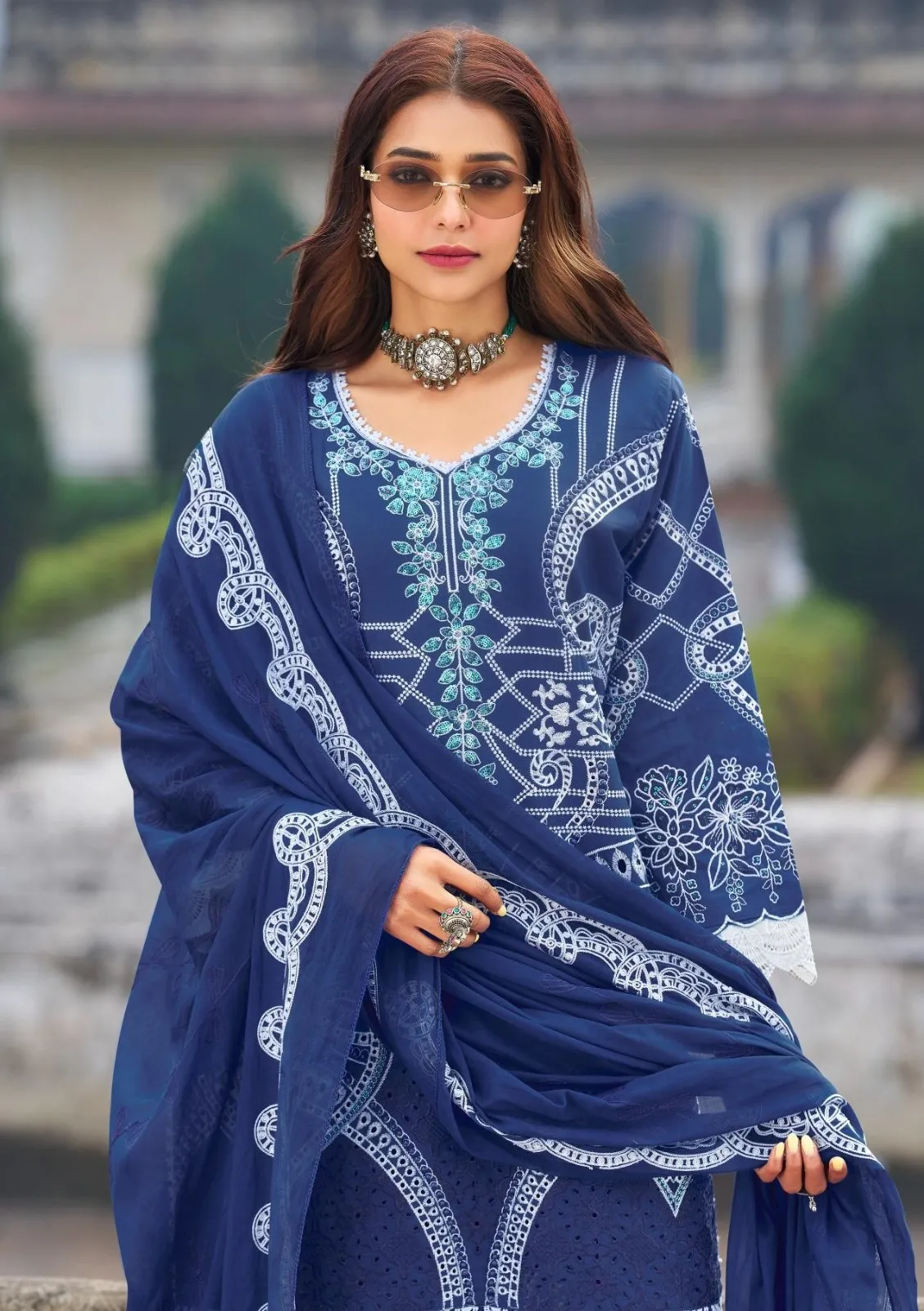 Deepsy Elaf 6 Cotton With Embroidery Pakistani Salwar Kameez