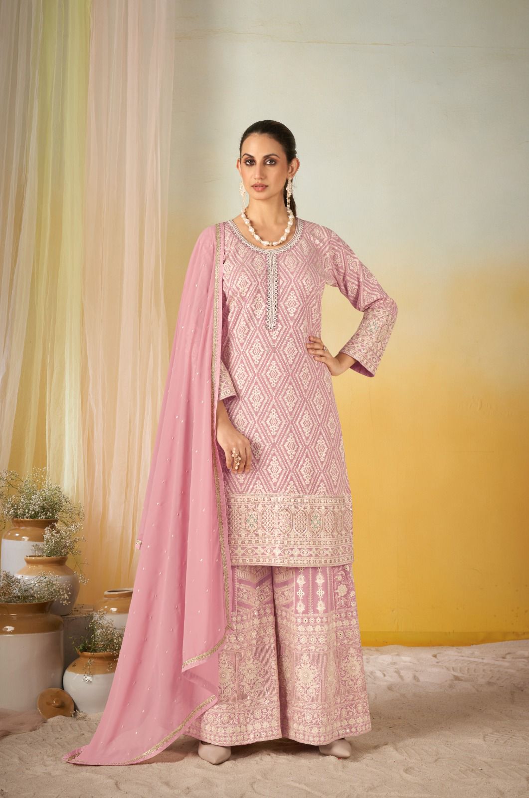 Gulkayra Mastani Georgette Embroidered Suit Set