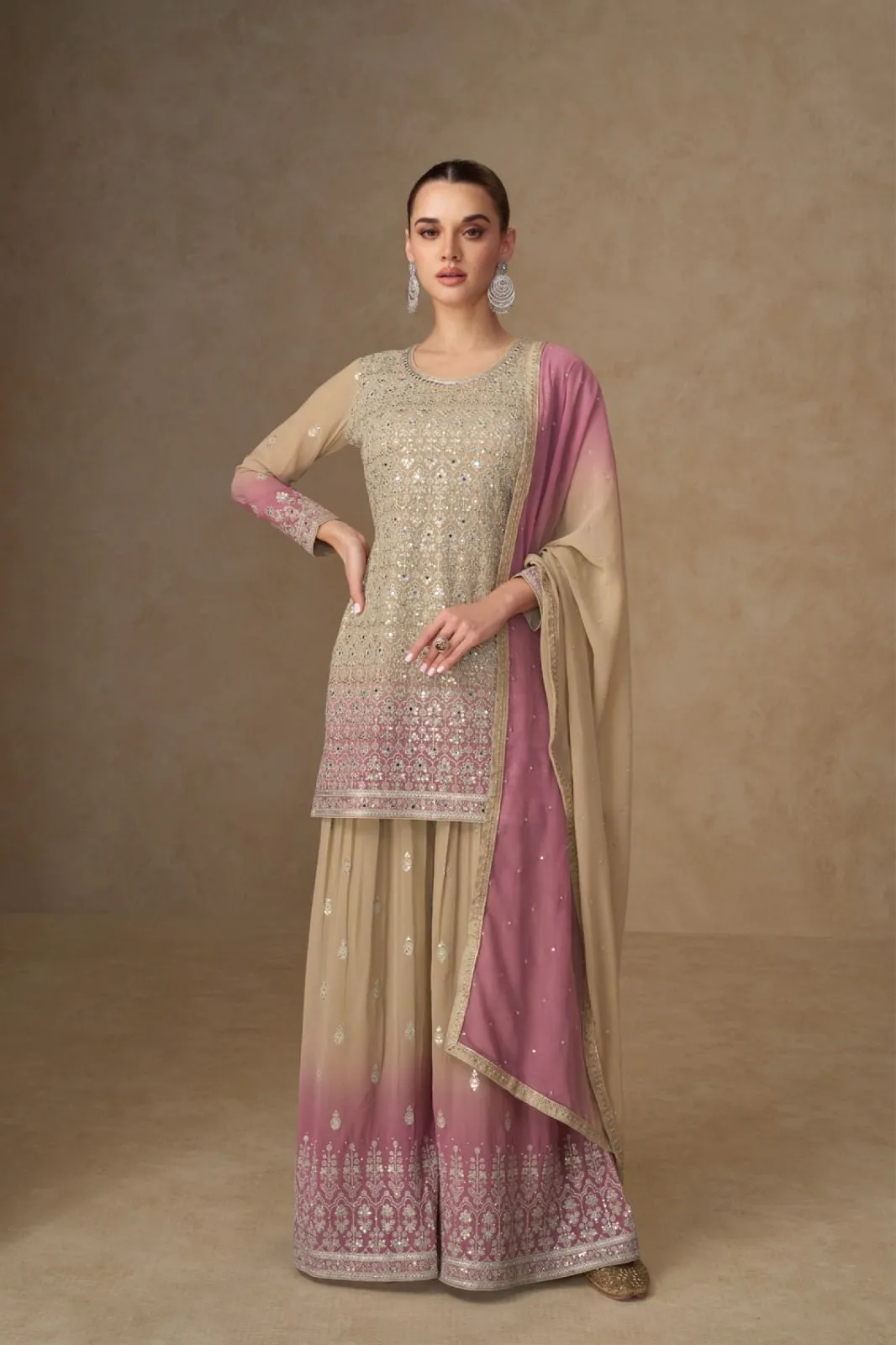 Gulkayra Shivani Georgette With Embroidery Work Salwar Kameez