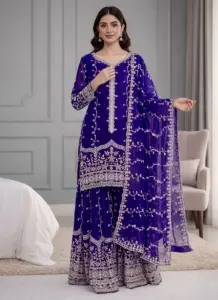 Embroidered Work Readymade Pakistani Salwar Suit