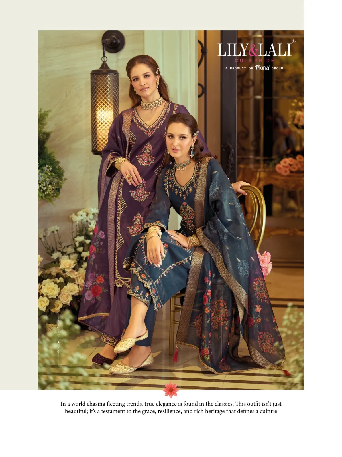 Product Name: Lily And Lali Monika Fancy Silk Hand Work Readymade Suit