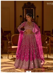 Premium Silk Royal Pink Colour Embroidered Designer Lehenga Choli