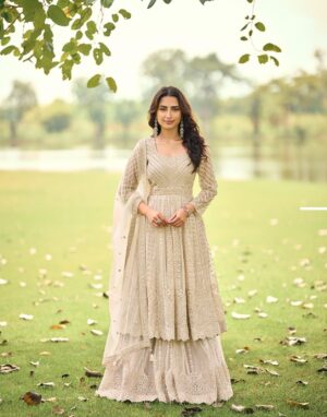 Sayuri Sabnam Net Beads Embroidered Designer Salwar Kameez Set
