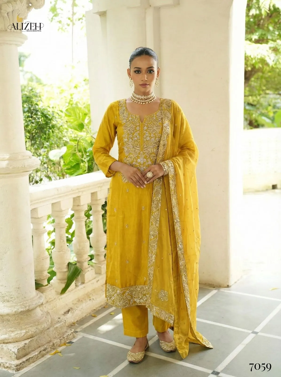 Sayuri Savera Silk With Embroidered Work Top Sharara  Collection