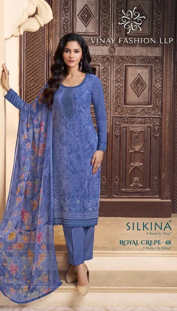 Vinay Kuleesh Silkina Royal Crepe 48