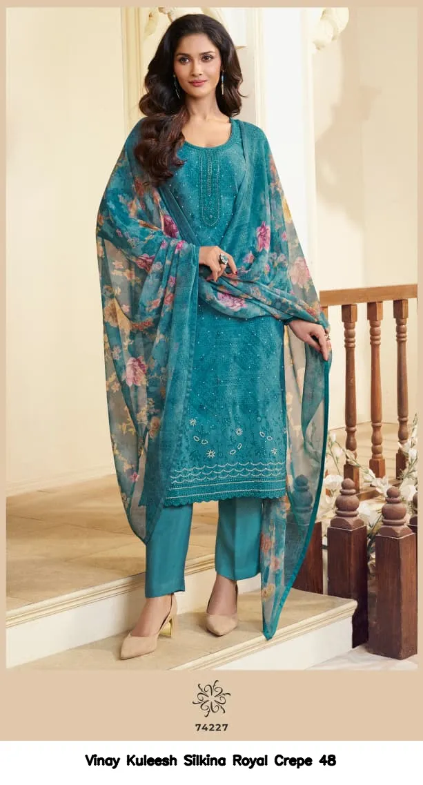 Vinay Kuleesh Silkina Royal Crepe 48
